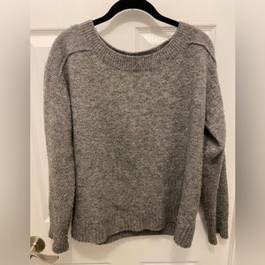 ALC Wool Sweater with Cut Out Back